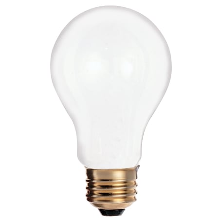 Satco Bulb, Incandescent, 25W, A19, Medium Base, General Service S6050